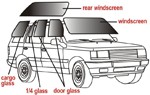 Car Wagon SUV Glass